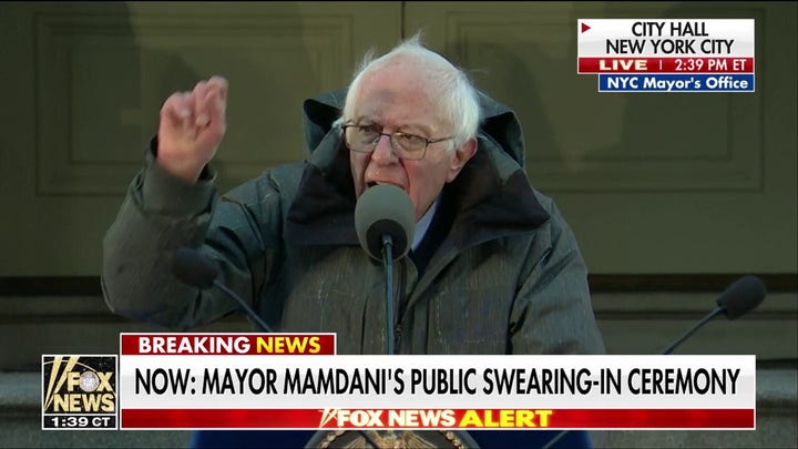 Sen. Bernie Sanders swears in Zohran Mamdani as 112th NYC mayor